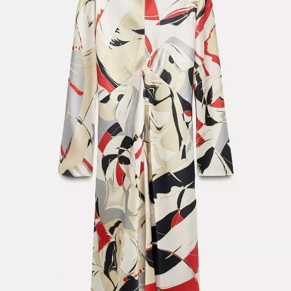 Abstract Patterned Maxi Dress - Picture 2 of 4